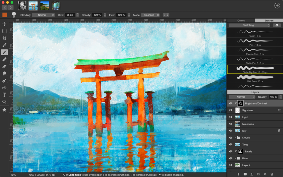 Artstudio Pro for Mac v2.1.8 绘图和照片编辑器 破解版下载