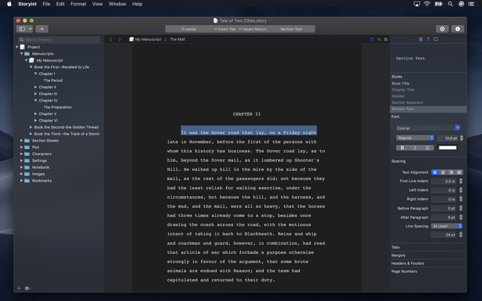 Storyist for Mac 3.5.2 小说故事编剧写作工具 破解版下载