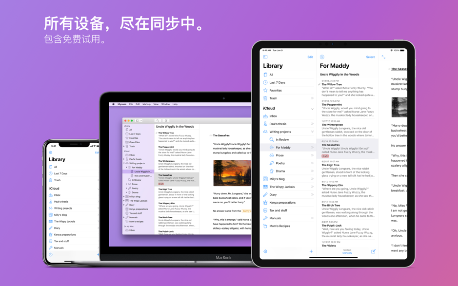 Ulysses Mac版 v17 终极一站式写作软件 中文破解版下载
