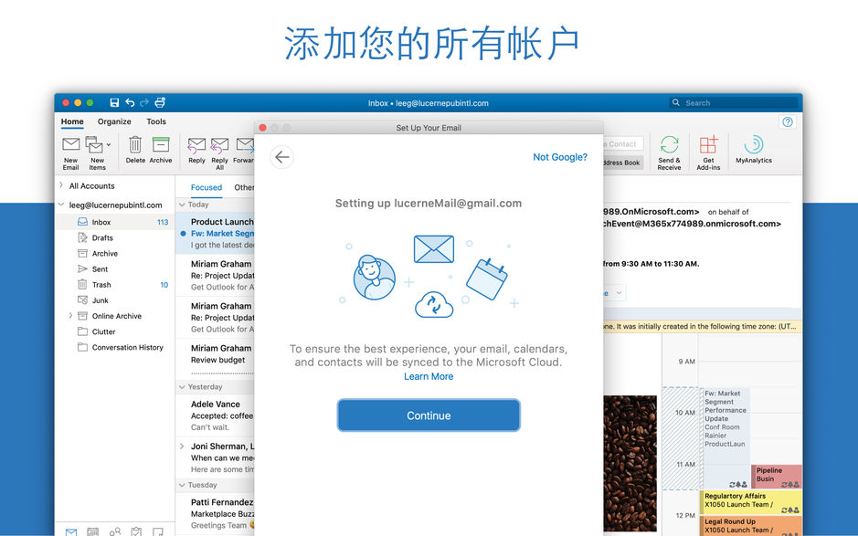 Microsoft Outlook 2019 for Mac v16.29 邮件客户端 中文破解版下载