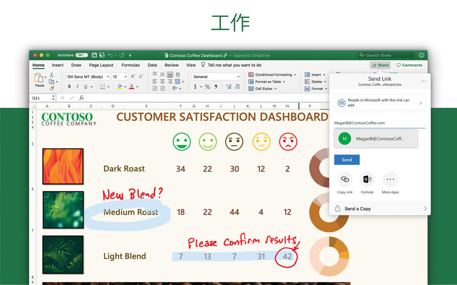 Microsoft Excel 2019 for Mac v16.29 必备办公软件 中文破解版下载