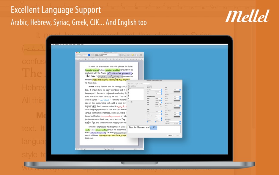 Mellel 4 for Mac v4.2.3 强大的文字处理工具 中文破解版下载