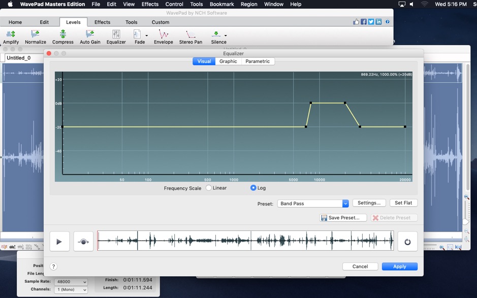 NCH WavePad Mater for Mac v9.29 音频和音乐编辑器 破解版下载