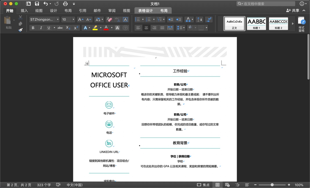 Microsoft Office 2019 Mac版 v16.30 办公软件 中文永久版下载