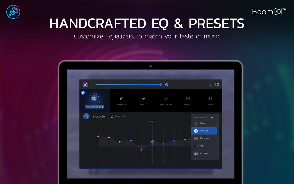 Boom 3D Mac v1.3.2 系统级音量增强器和均衡器 中文破解版下载