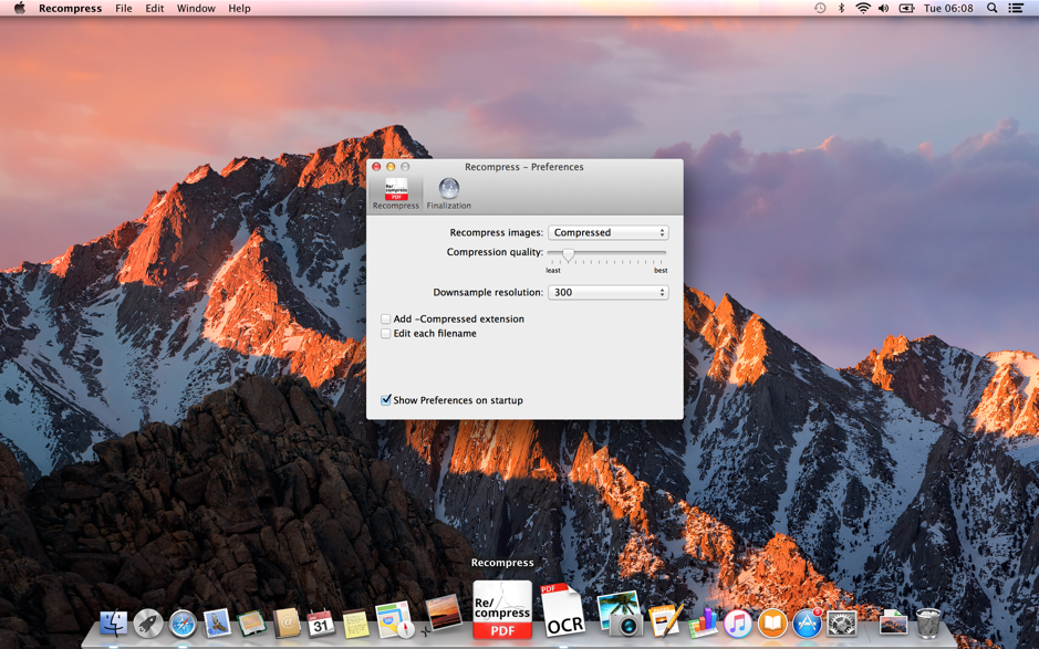 Recompress for Mac v19.10 PDF压缩工具 中文破解版下载