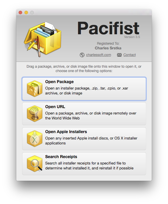 Pacifist Mac 3.6.2 提取软件包中的文件 中文版下载