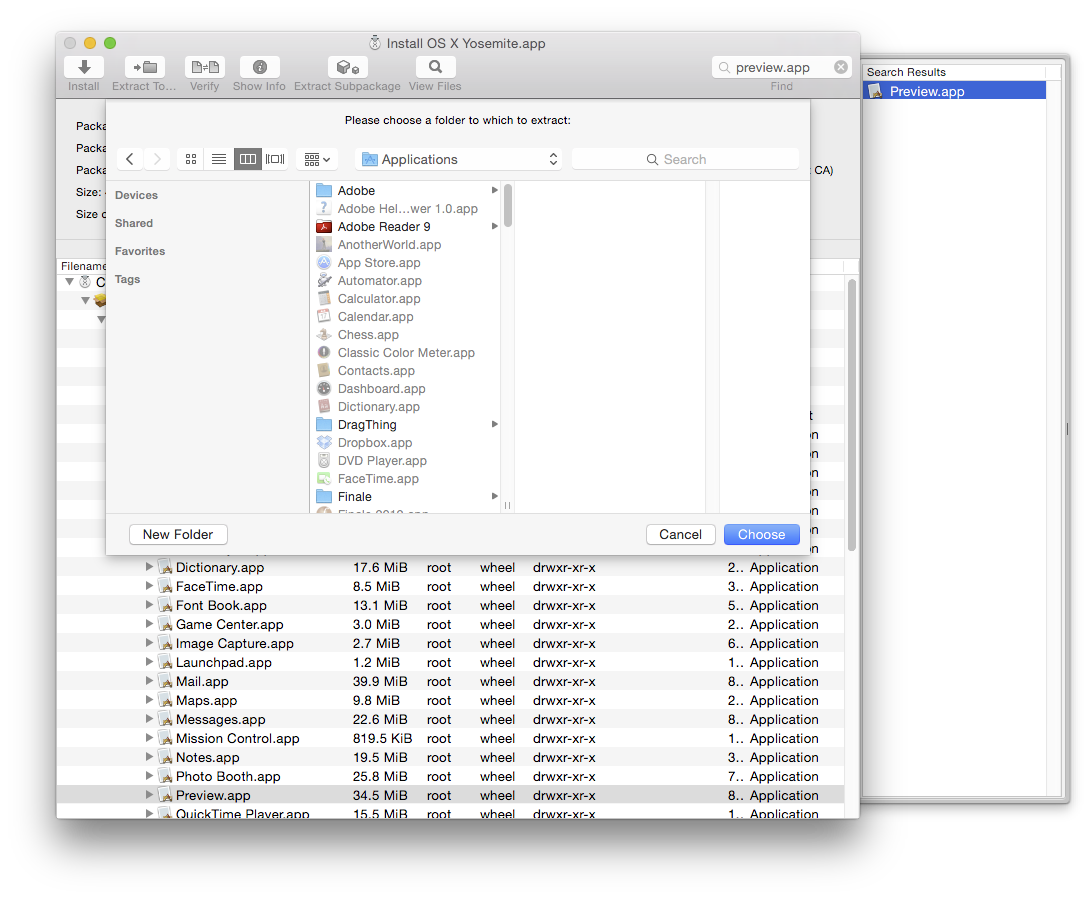 Pacifist Mac 3.6.2 提取软件包中的文件 中文版下载
