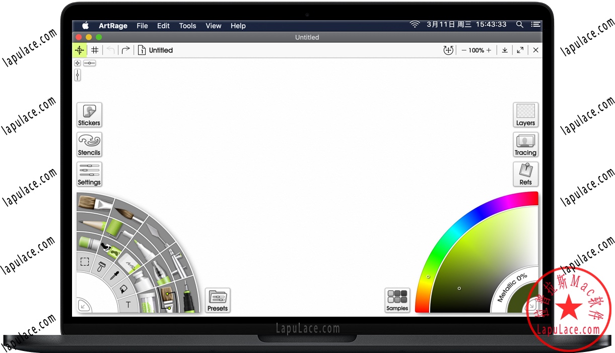 ArtRage 6 for Mac v6.1.1 彩绘精灵 自然绘画软件 破解版下载