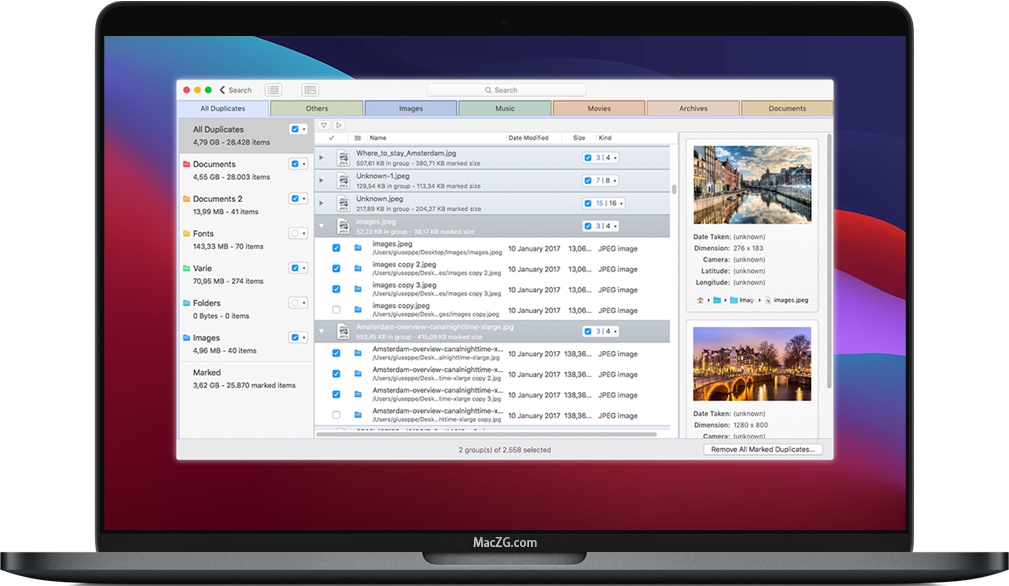 DupeZap for Mac v4.1.3 苹果电脑重复文件查找和清理器 破解版下载
