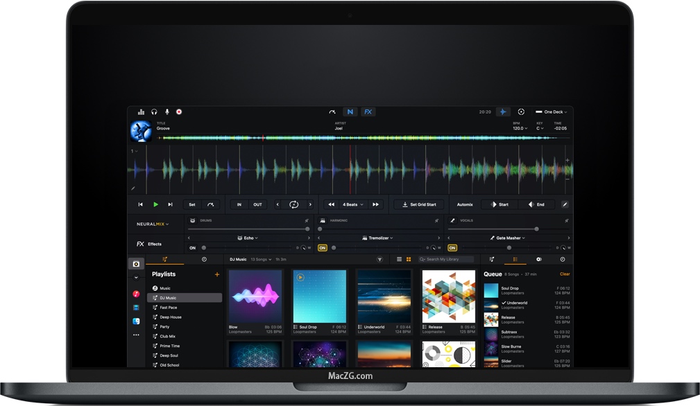 djay Pro AI for macOS 苹果电脑智能DJ打碟软件 破解版下载