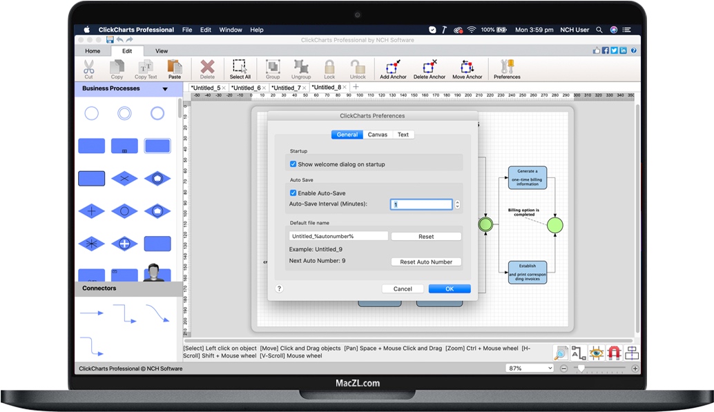 ClickChartsn Pro for Mac 苹果灵活的图表和流程图软件 破解版下载