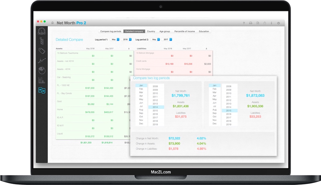 Net Worth Pro 2 for Mac 苹果电脑资产管理软件 破解版下载