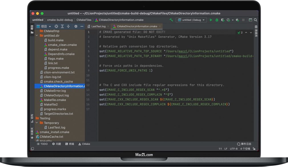 CLion for Mac v2020 跨平台C和C++ IDE开发 中文破解版下载
