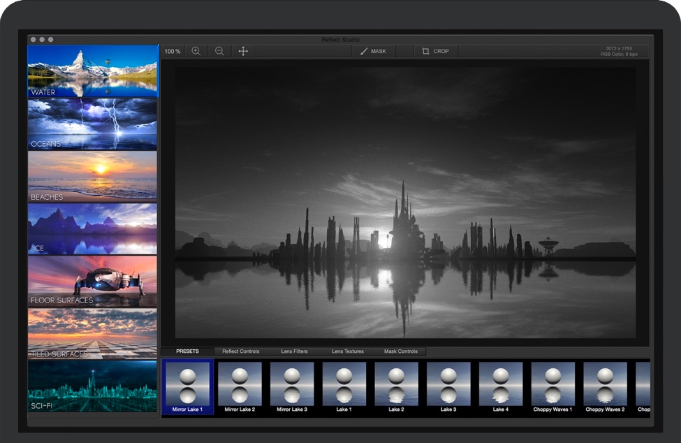 Reflect Studio for Mac 苹果反射反光水面倒影效果 破解版下载
