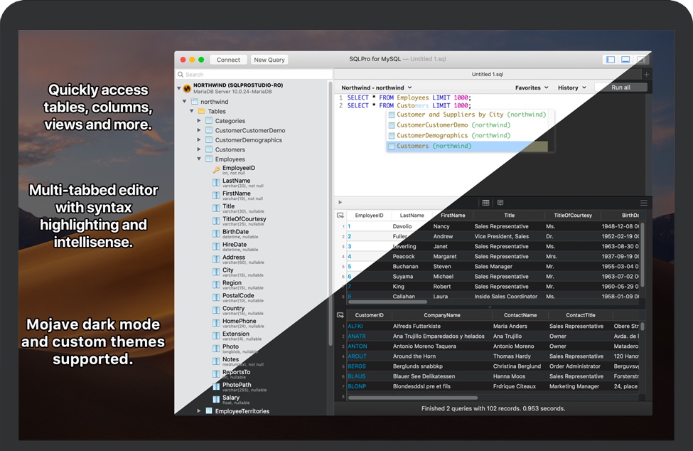 SQLPro for MySQL v2021 苹果MySQL数据库管理软件 破解版下载