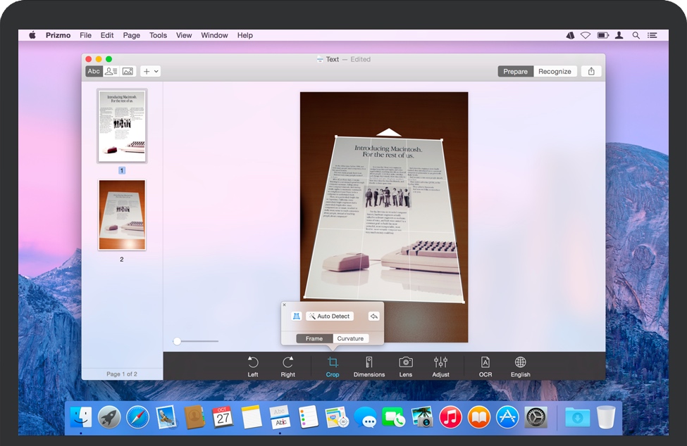 Prizmo Pro 4 for Mac 苹果打电脑OCR光学识别软件 破解版下载