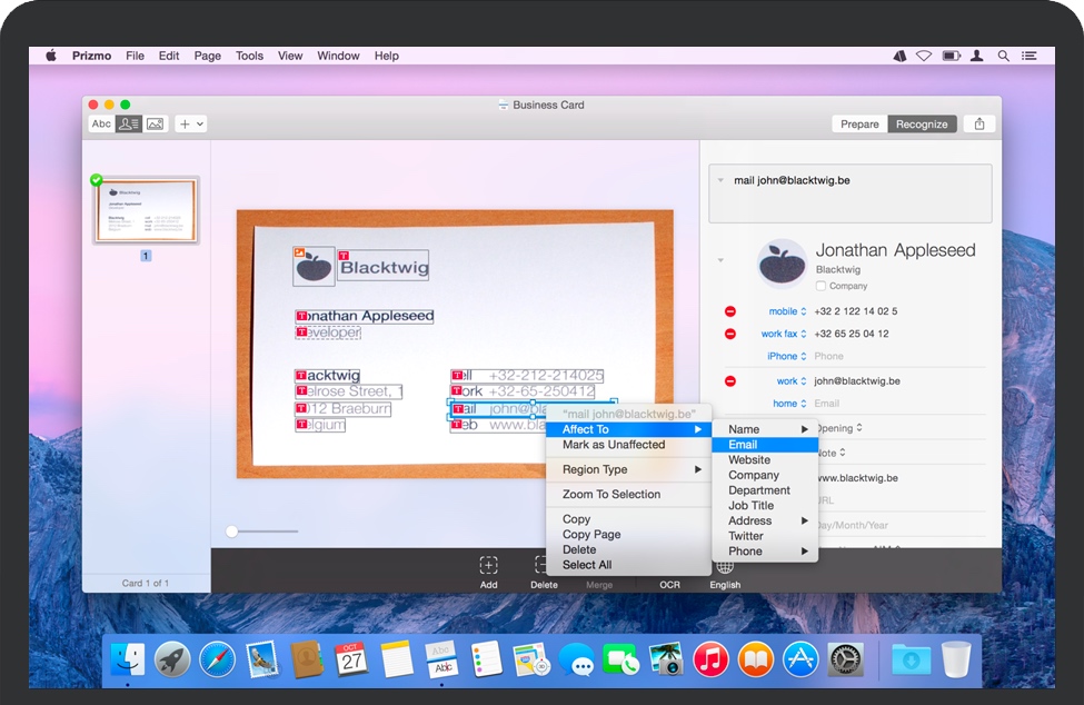 Prizmo Pro 4 for Mac 苹果打电脑OCR光学识别软件 破解版下载