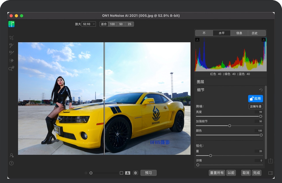 ON1 NoNoise AI 2021 for Mac 智能图像降噪软件 中文破解版下载