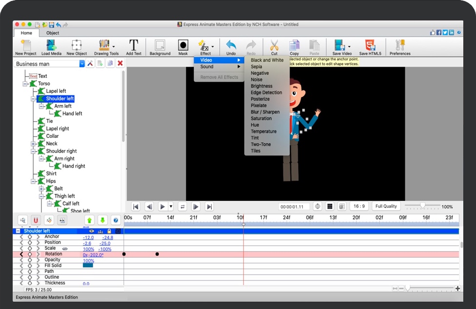 Express Animate for Mac 苹果动态图形和动画软件 破解版下载