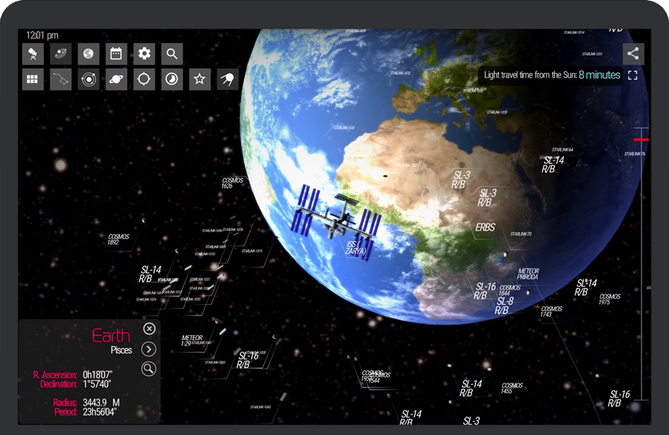 SkyORB for Mac 苹果天文探测学习软件 破解版免费下载